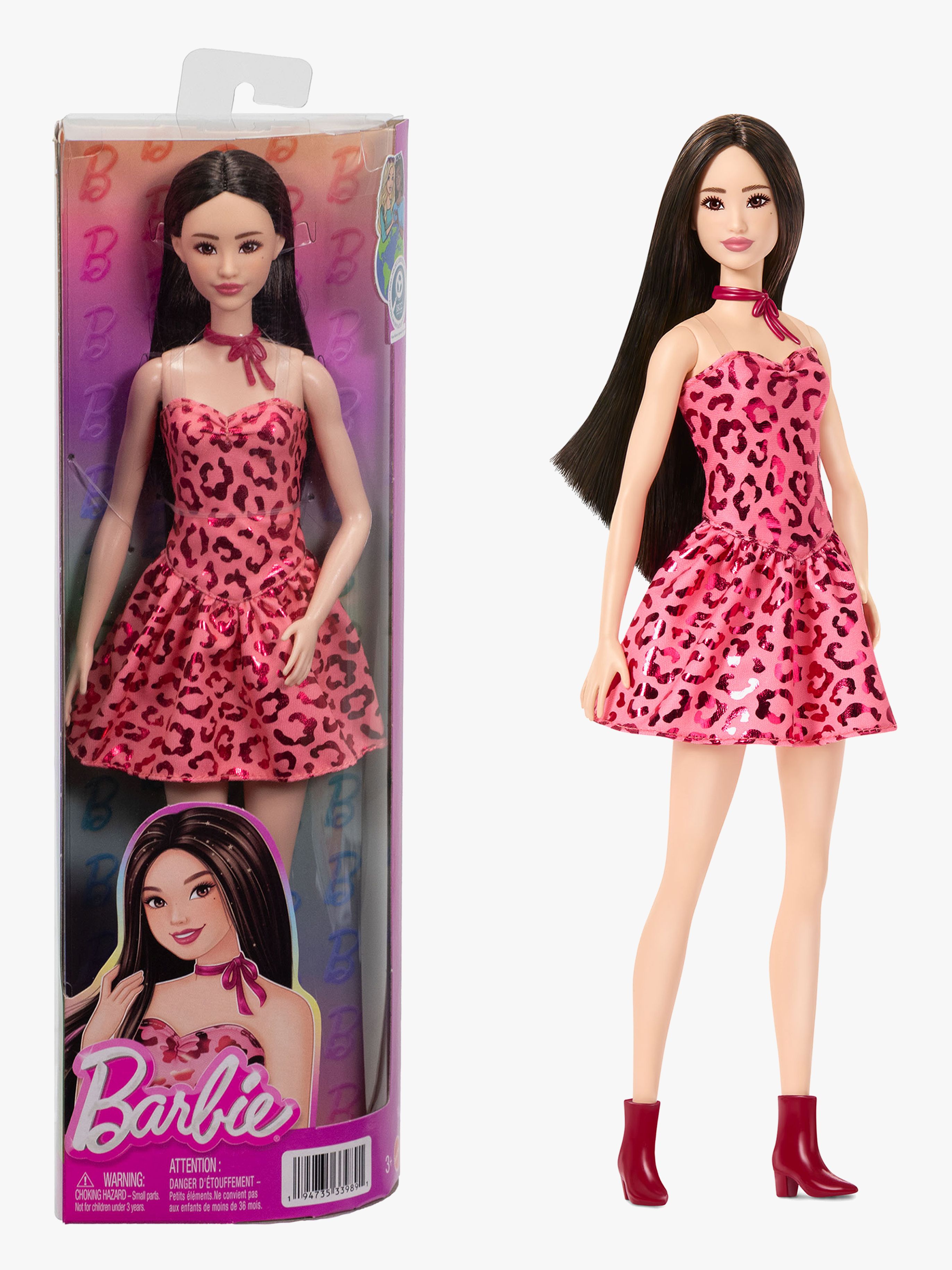 Fashionistas Puppe Leopard, Rosa