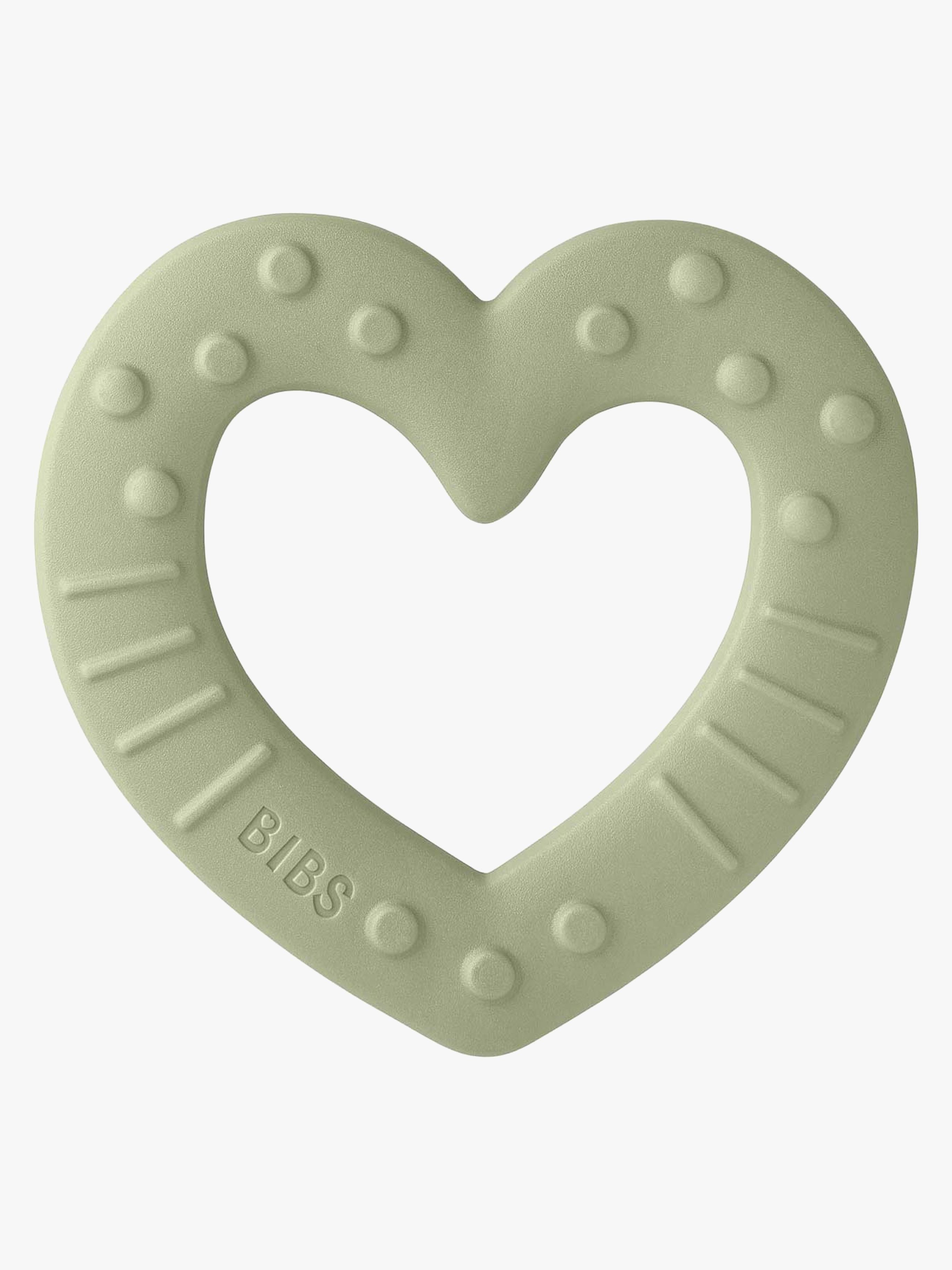 BIBS Beißringe Baby Bitie Heart,  Sage, Beißspielzeug