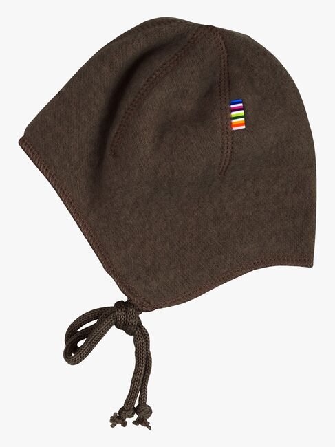 Joha Babymütze Merinowolle, Dark Brown