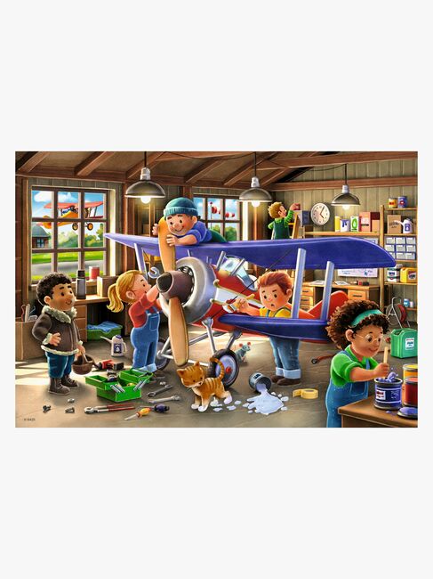 Ravensburger Airplane & Train Repairs Puzzles 2x24 Teile