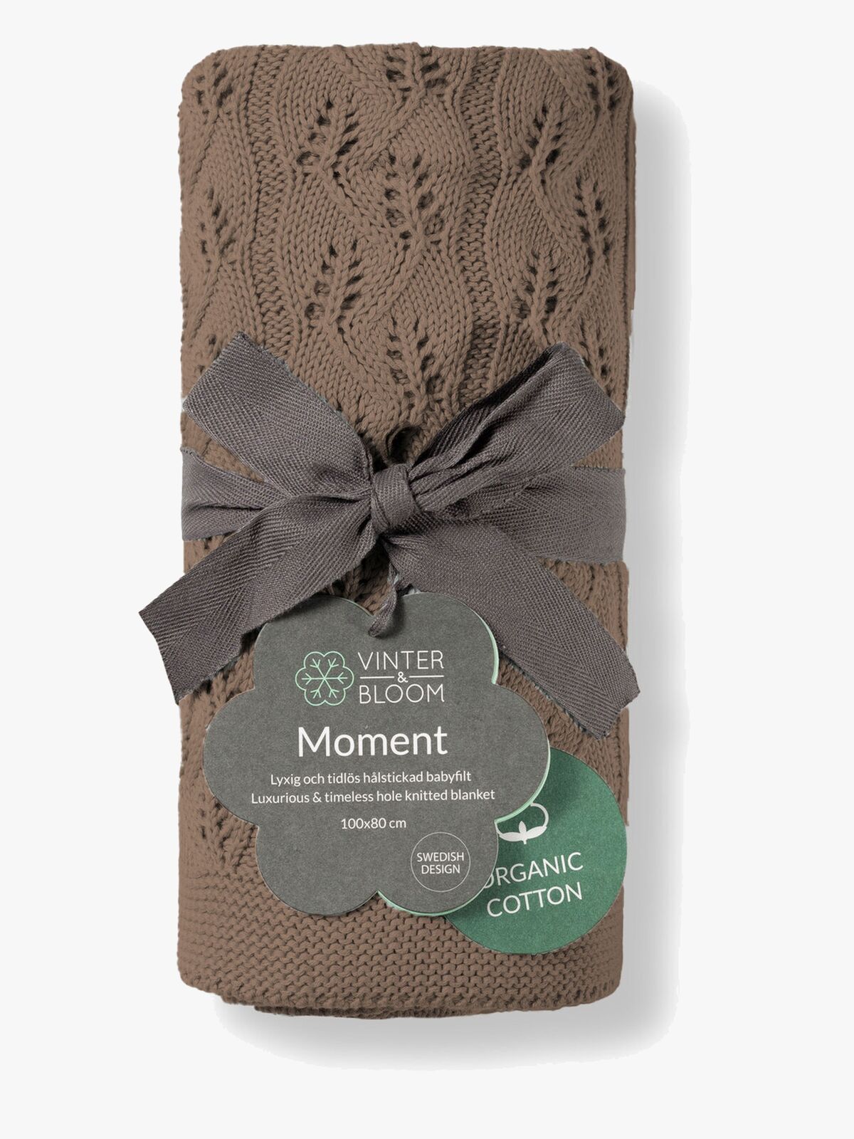 Vinter & Bloom Moment Decke EKO, Taupe Brown