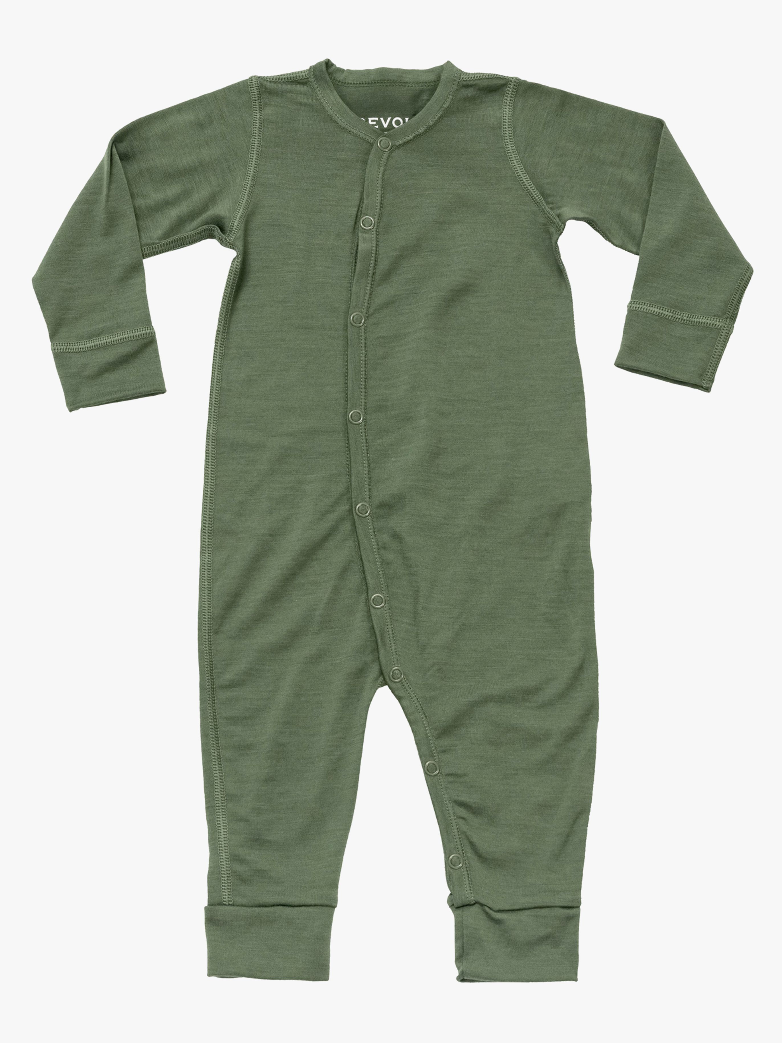 Breeze Merino Overall Baby, Forest, 62