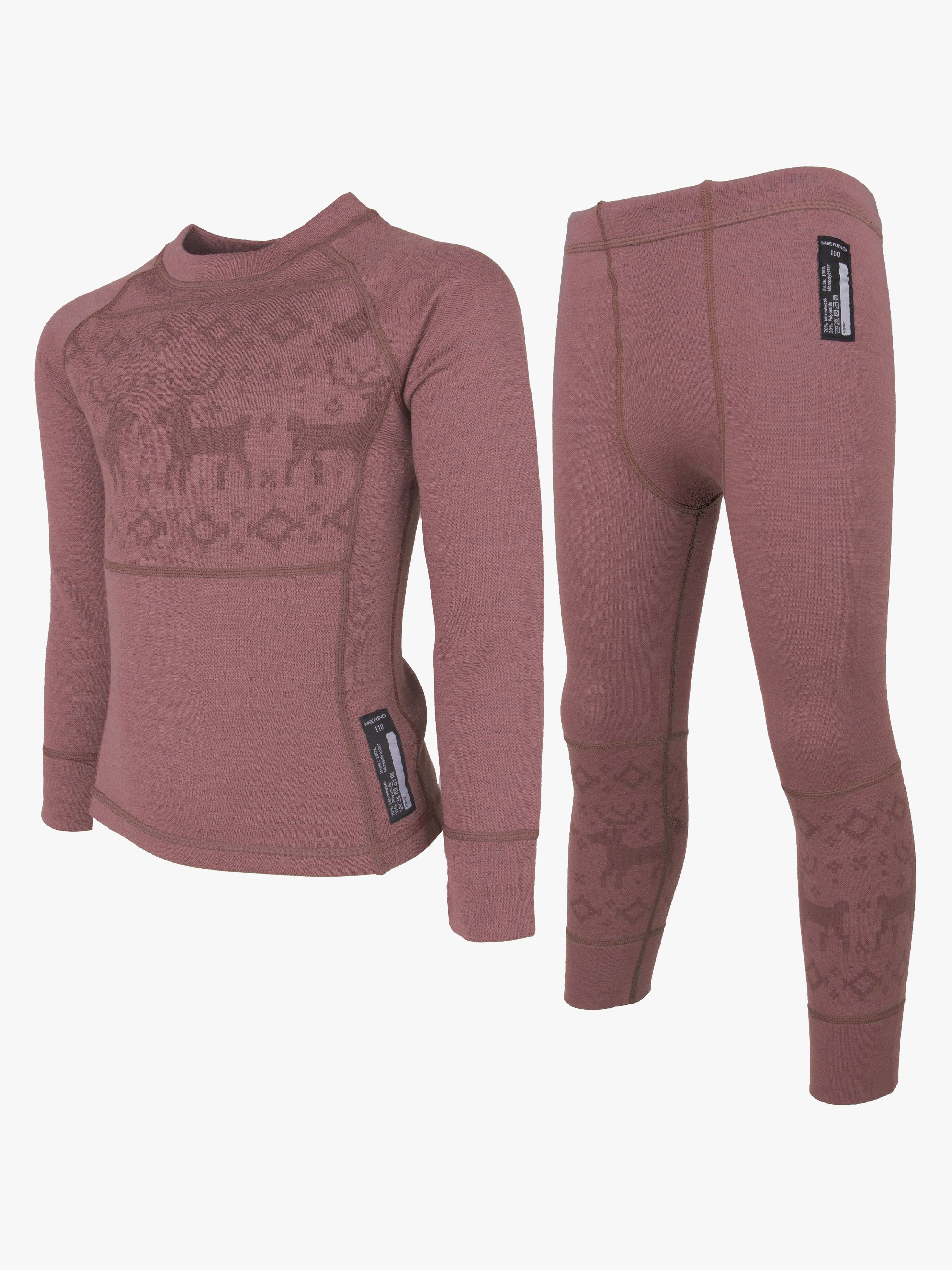 Kåbdalis Thermounterwäsche Merino, Rose, 100