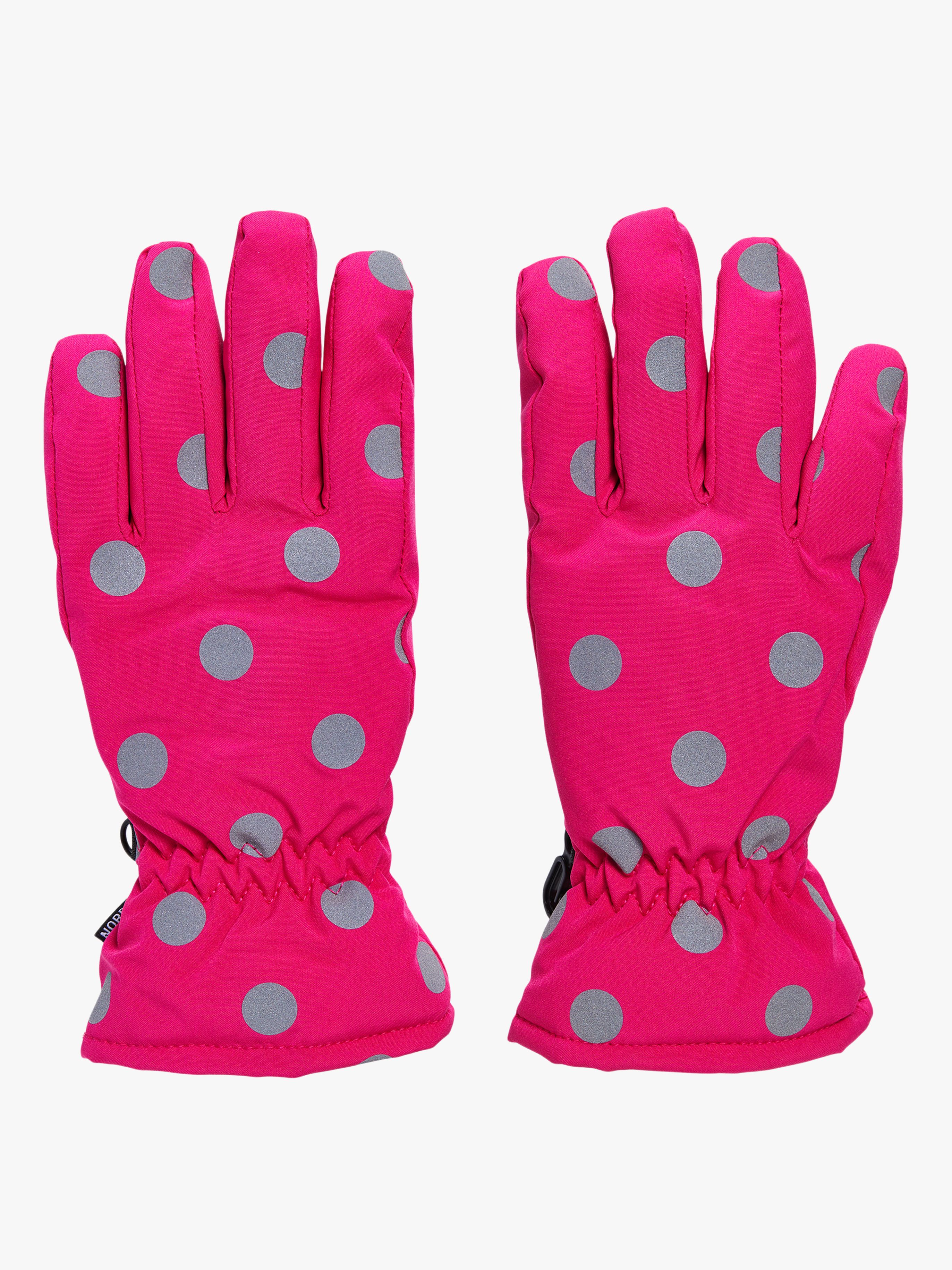 Nordbjørn Stöten Handschuhe, Pink Dots, 10-12 Jahre