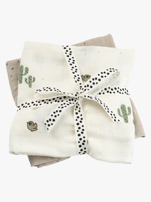 Done By Deer Lalee Musselintuch 2er-Pack, Sand