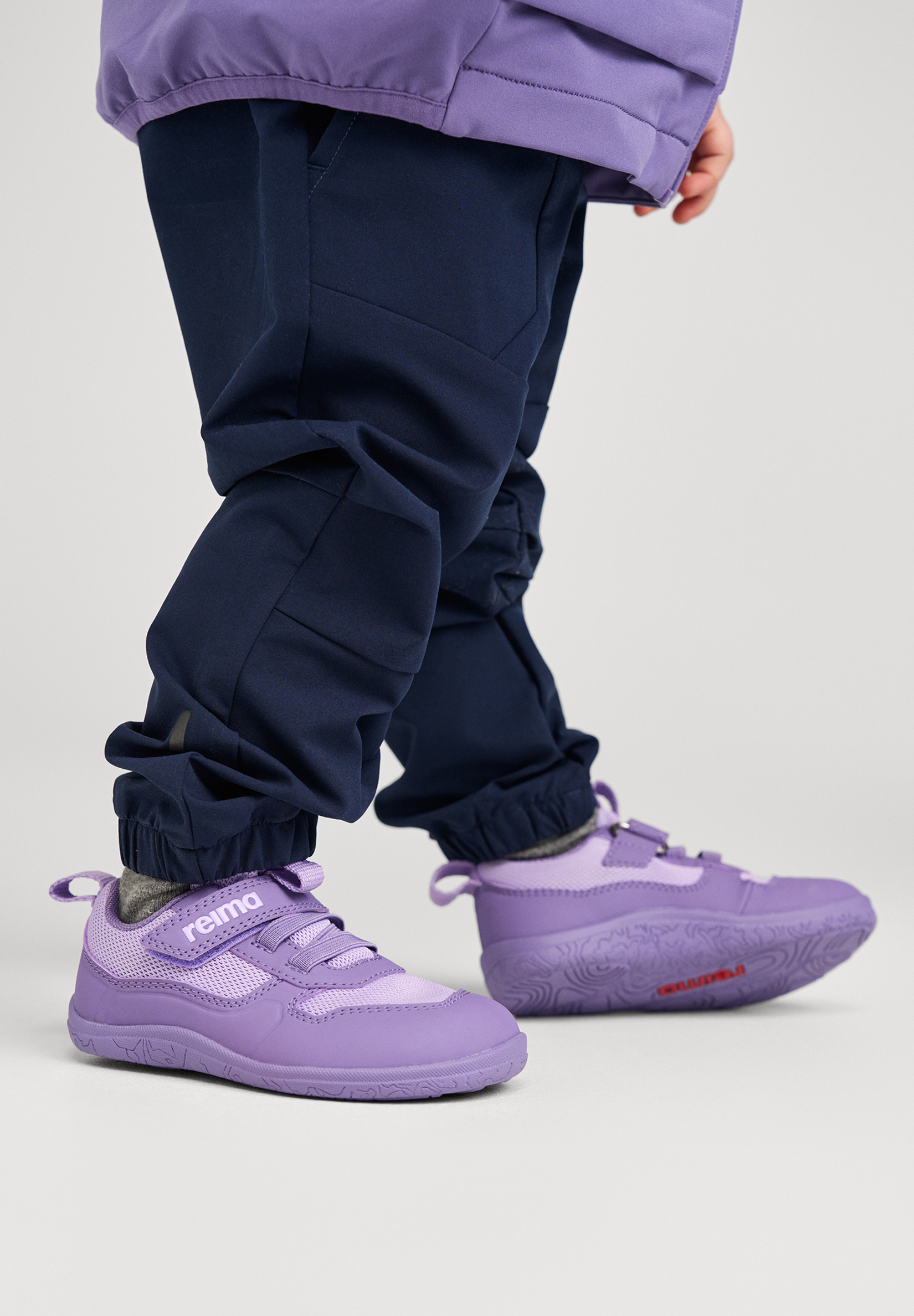 Reima Telmin Barefoot Kinder Sneaker, Misty Violet, 22, Kinderschuhe
