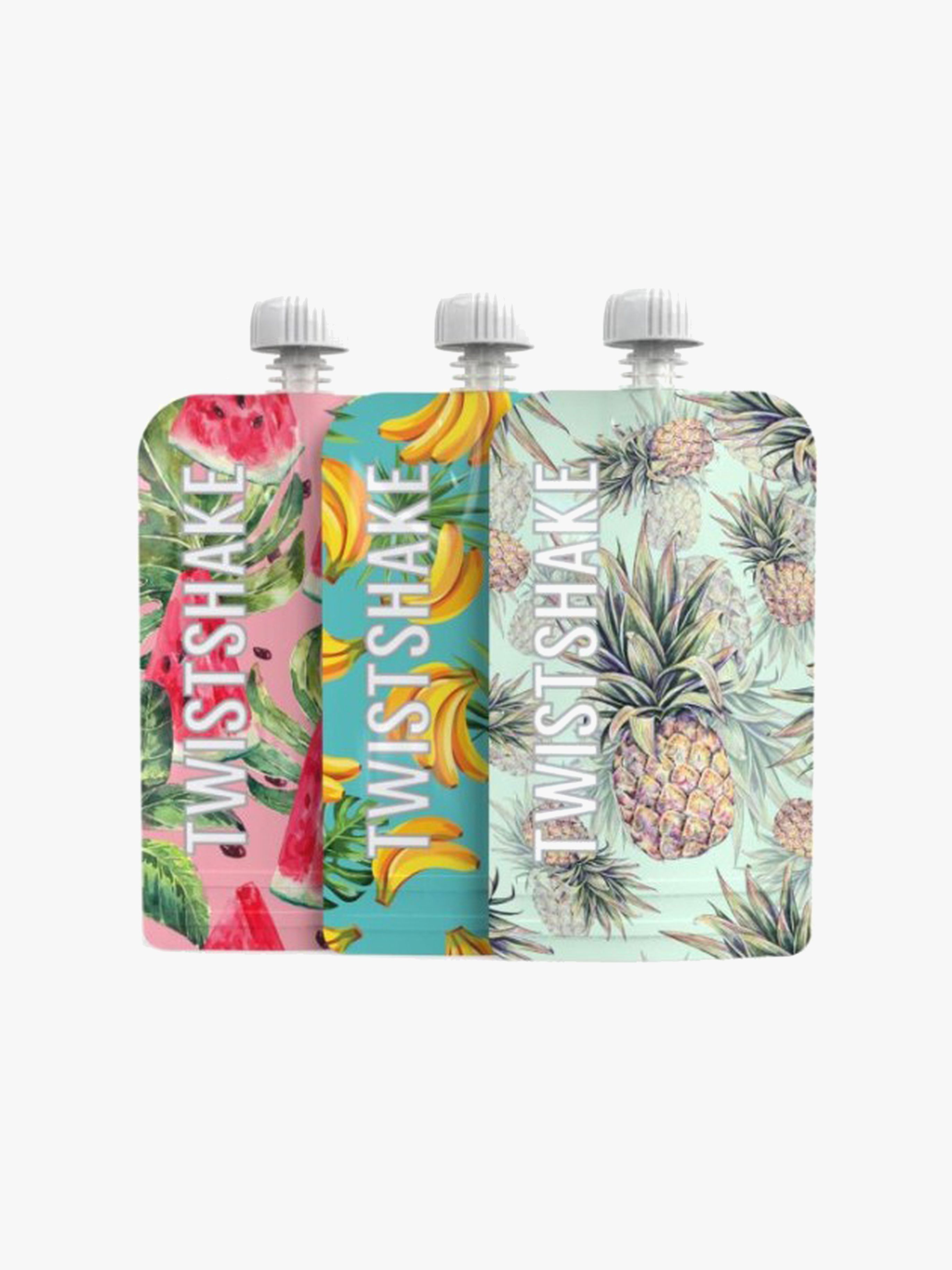 Twistshake Quetschbeutel 220 ml, 3er-Pack