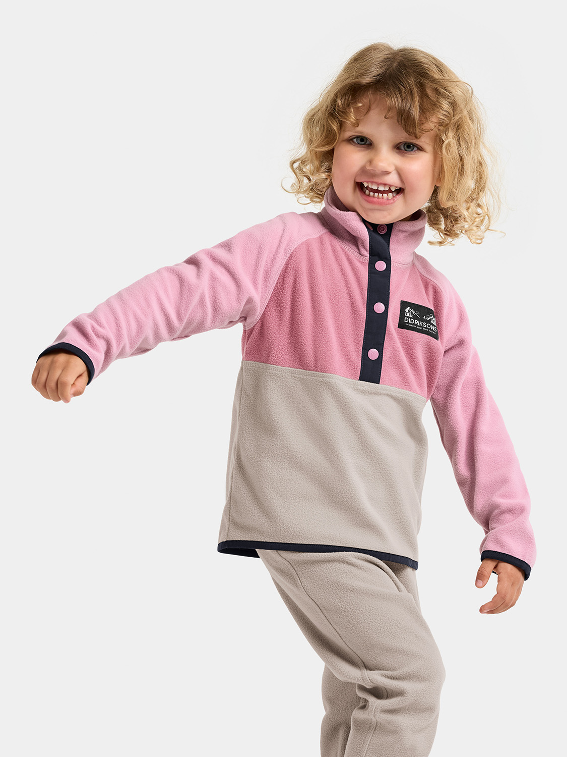 Monte Fleece-Pullover, Heather Pink, 110