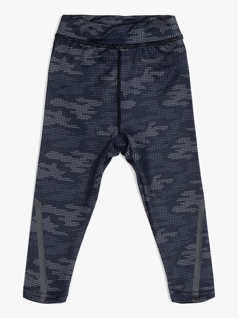 Hyperfied Running Tights, Grey Camo