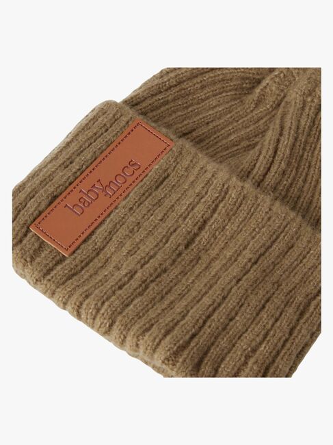 BabyMocs Strickmütze, Greige