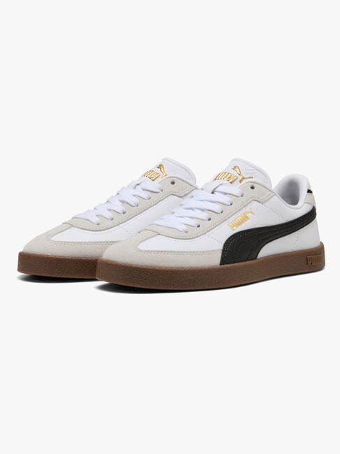 Puma Club II Era Jr Sneaker, White/Black