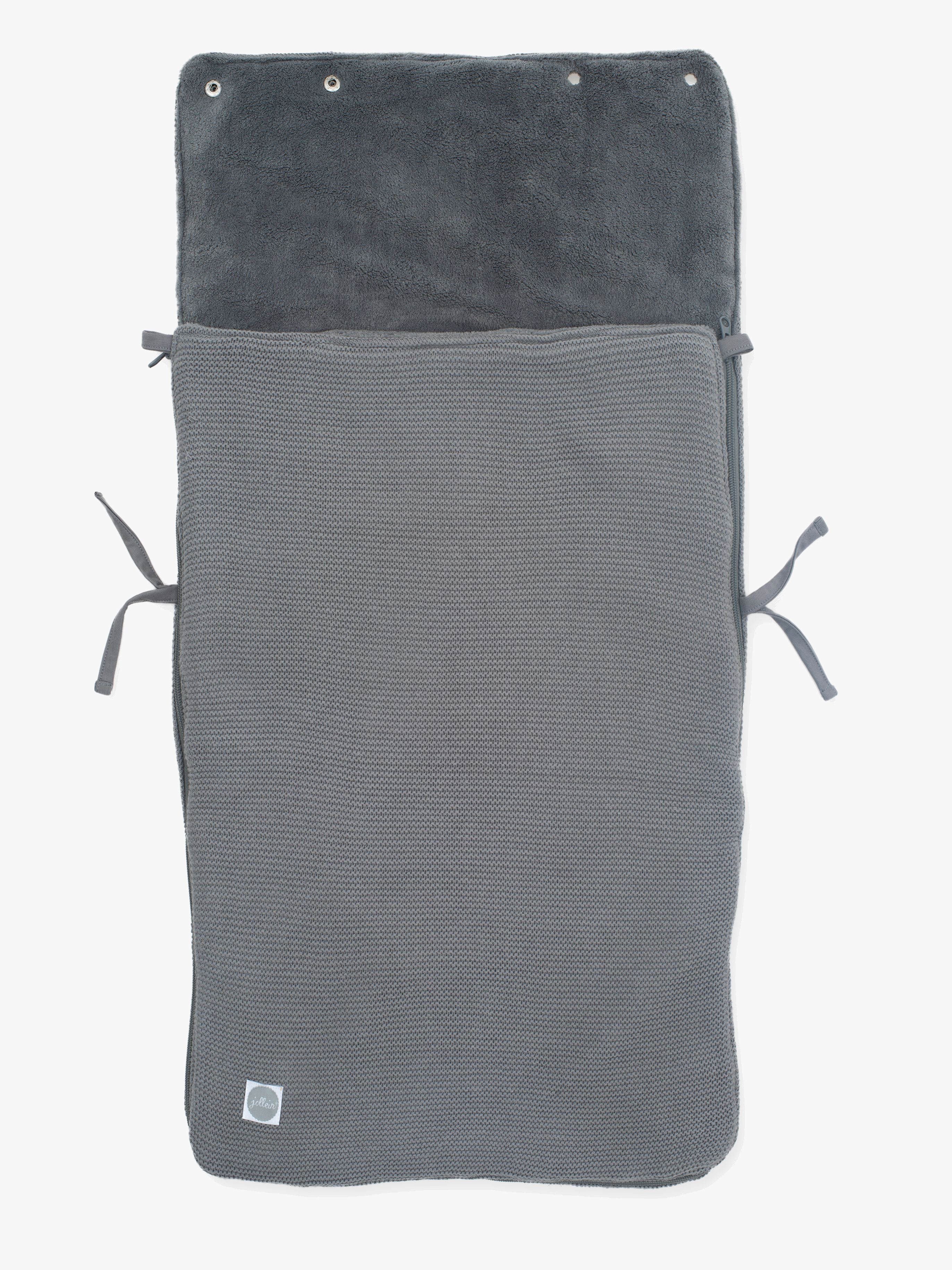 Jollein Mini-Fußsack, Stone Grey