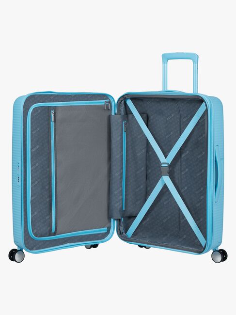 American Tourister Soundbox Spinner Koffer 71,5-81L, Blueberry Fizz