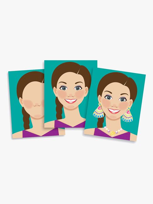 Melissa & Doug Make-a-Face Stickerbuch