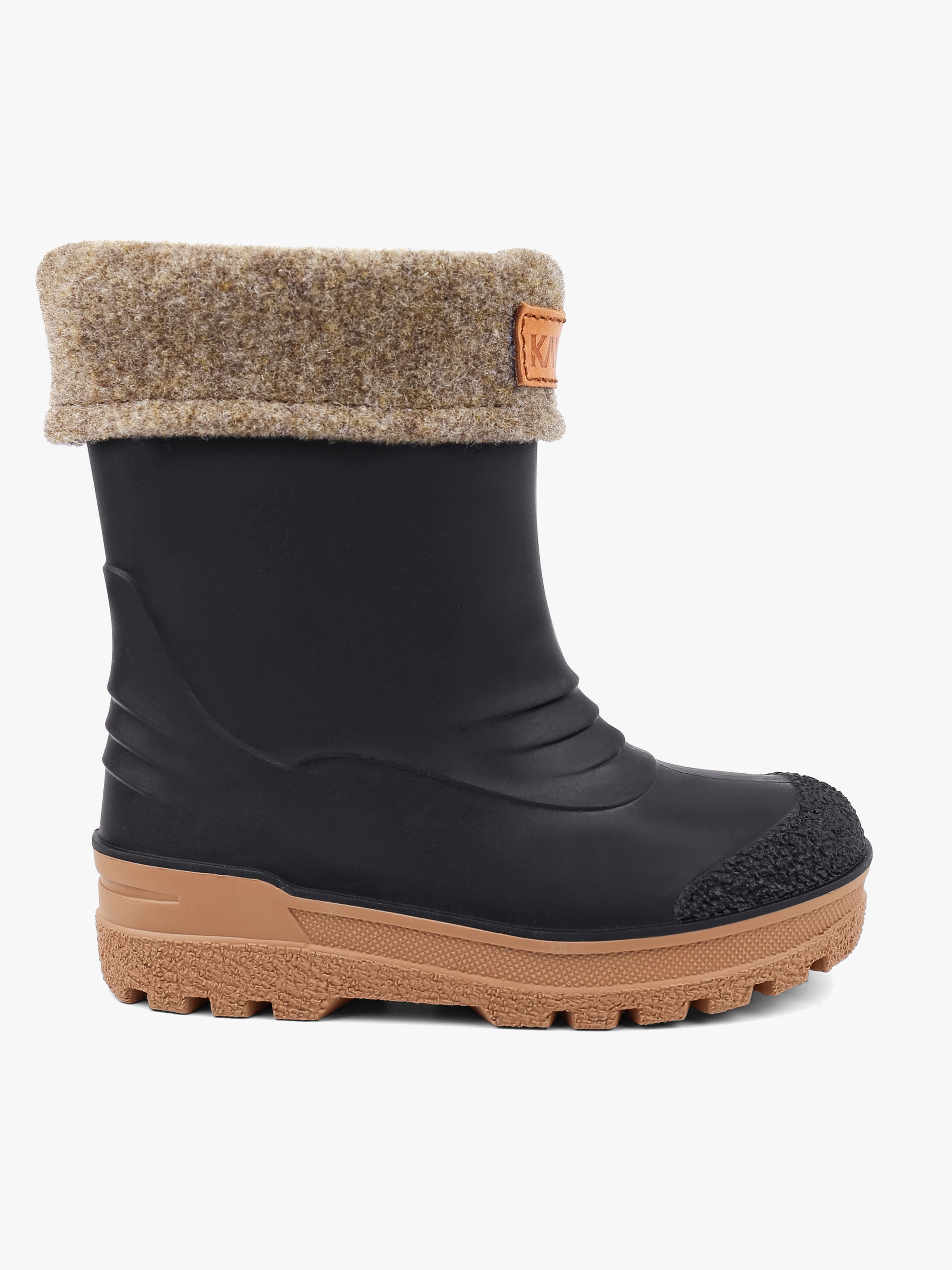 Kavat Gimo WP Gefütterte Gummistiefel, Schwarz, 27, Kindergummistiefel, Kinderstiefel, Gummistiefel kinder, Kids