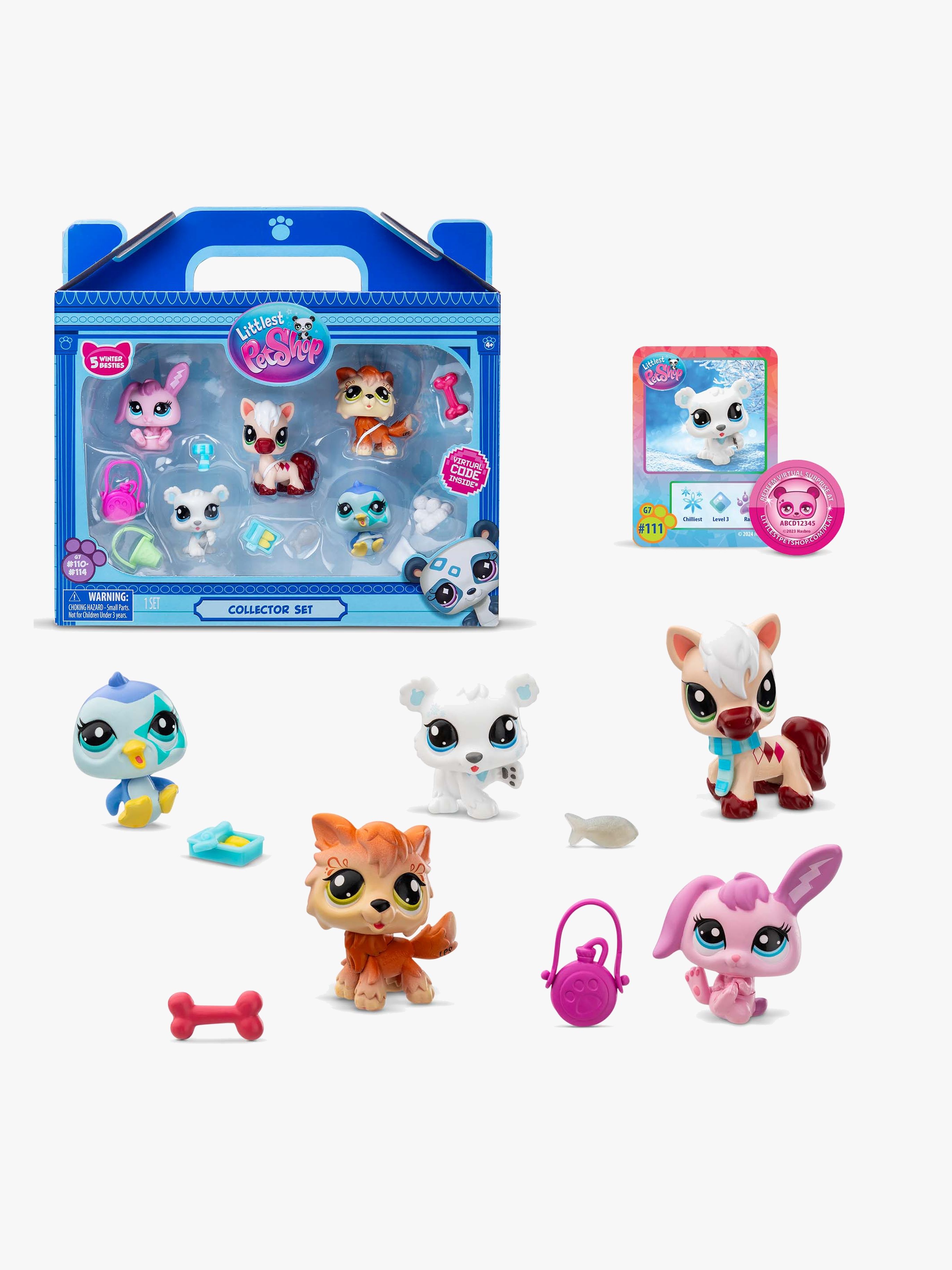 Littlest Pet Shop Winter Besties Figurenset 5er-Pack