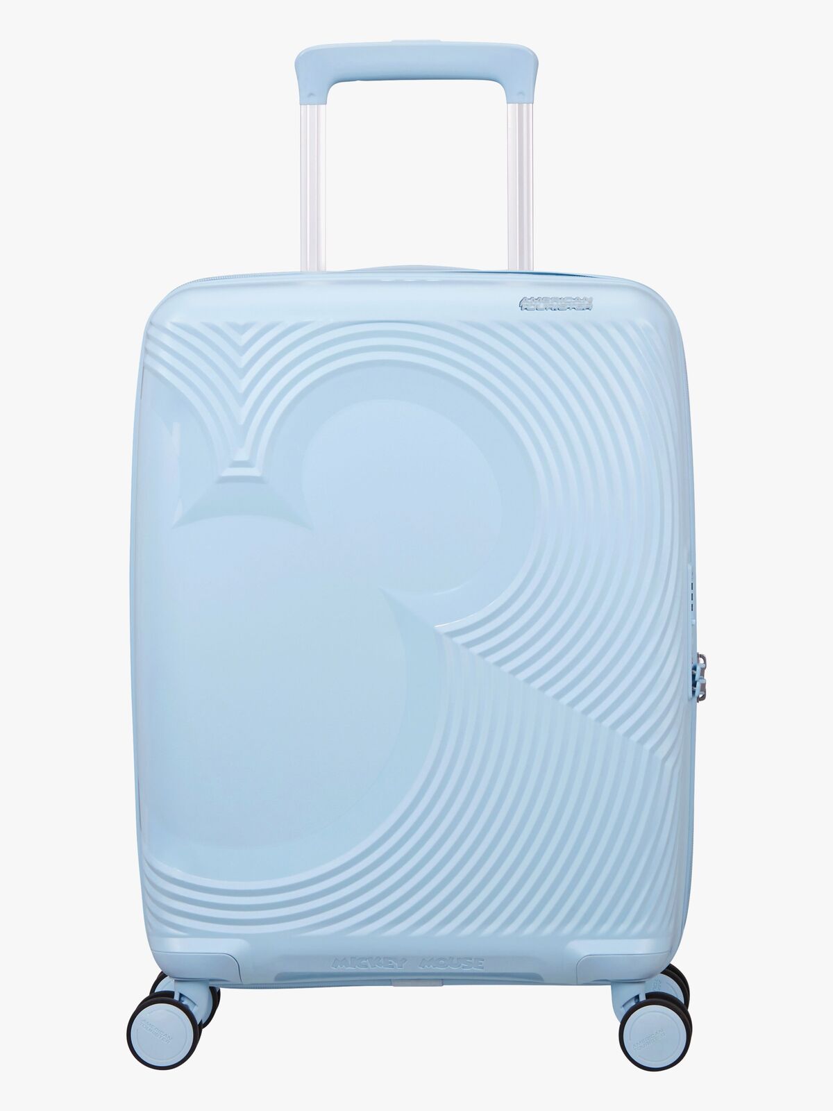 American Tourister Mickey Magic Spinner Koffer 37-44L, Pastel Blue