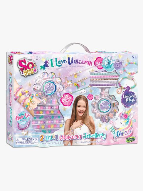 So Beads Perlenset DIY Schmuckstücke Einhorn