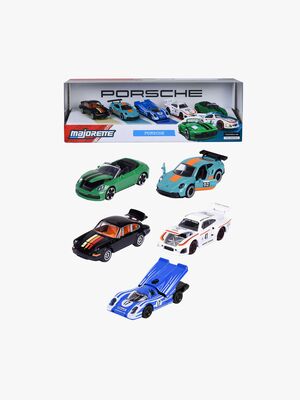Majorette Porsche Geschenkverpackung 5er-Set
