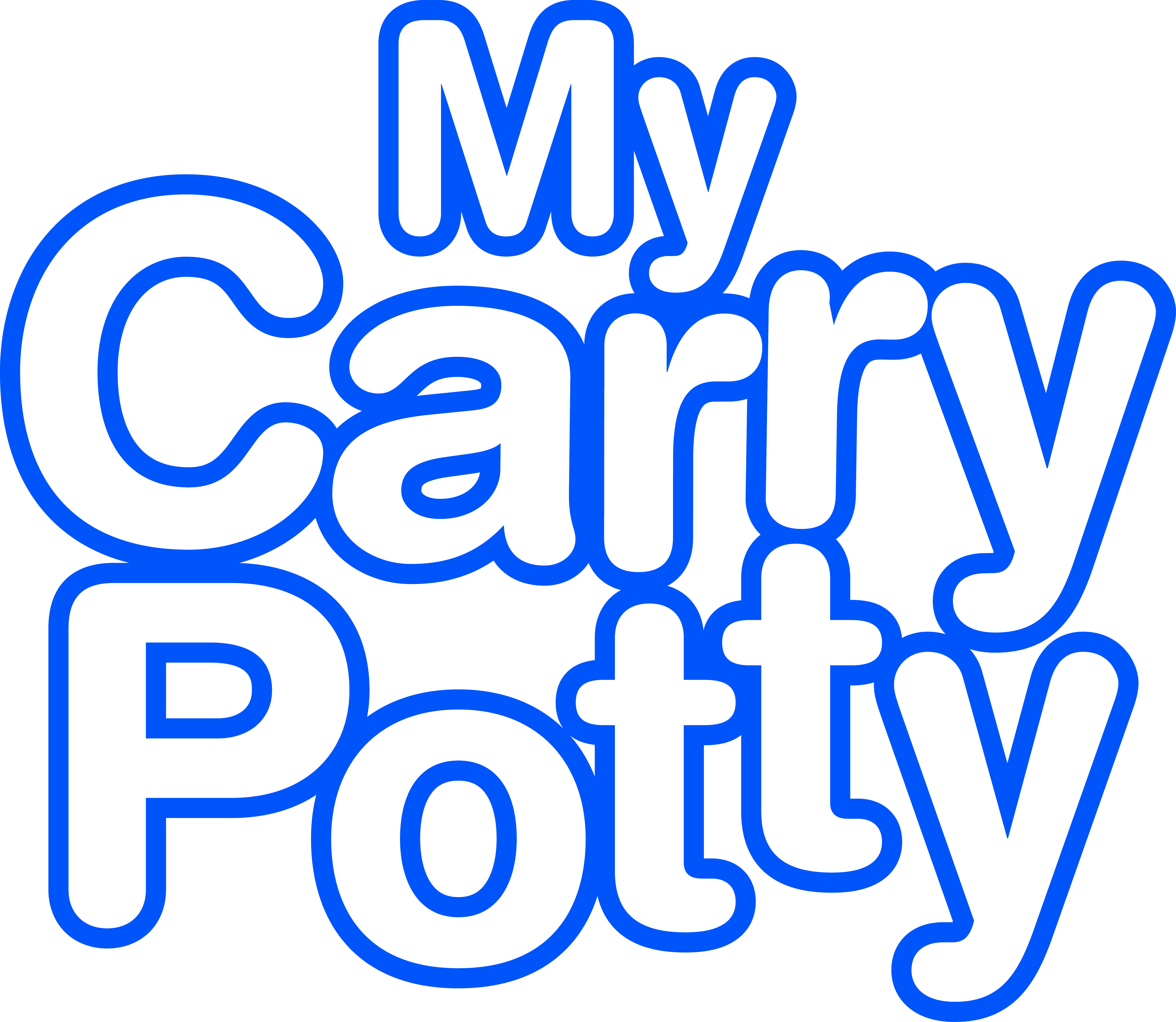 My Carry Potty Töpfchen-Biene tragbar und auslaufsicher 