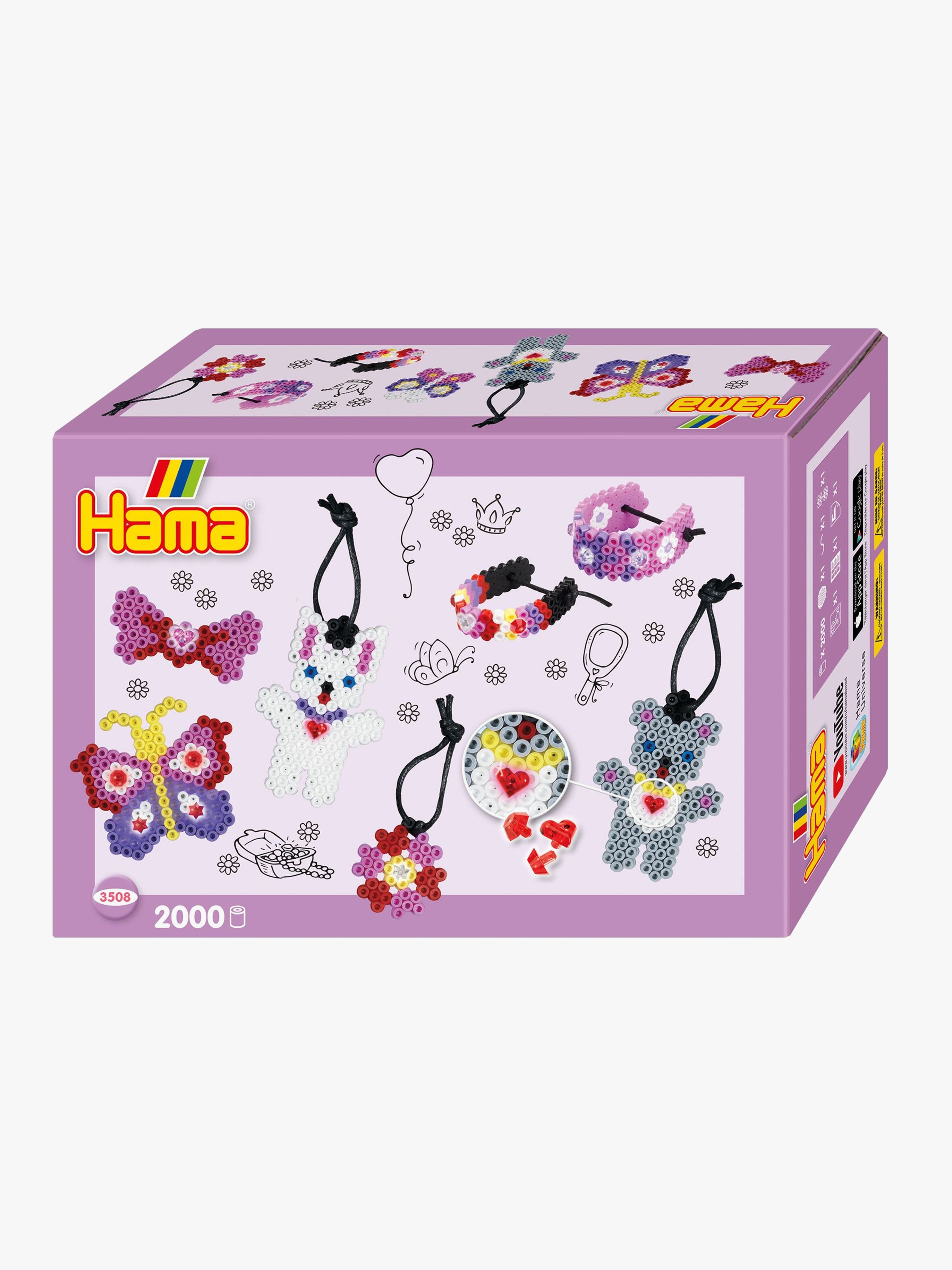 Hama Midi Perlen Geschenkverpackung Fashion, 2000 Stück