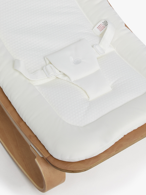 Beemoo PLAY Nordic Babywippe, White/Wood