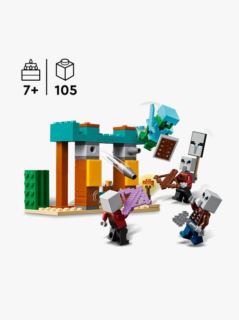 LEGO Minecraft 21267 Die Illager-Wüstenpatrouille