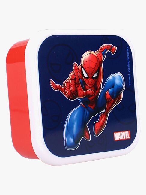Marvel Spider-Man 3 in 1 Snackbox Let's Eat!, Marineblau