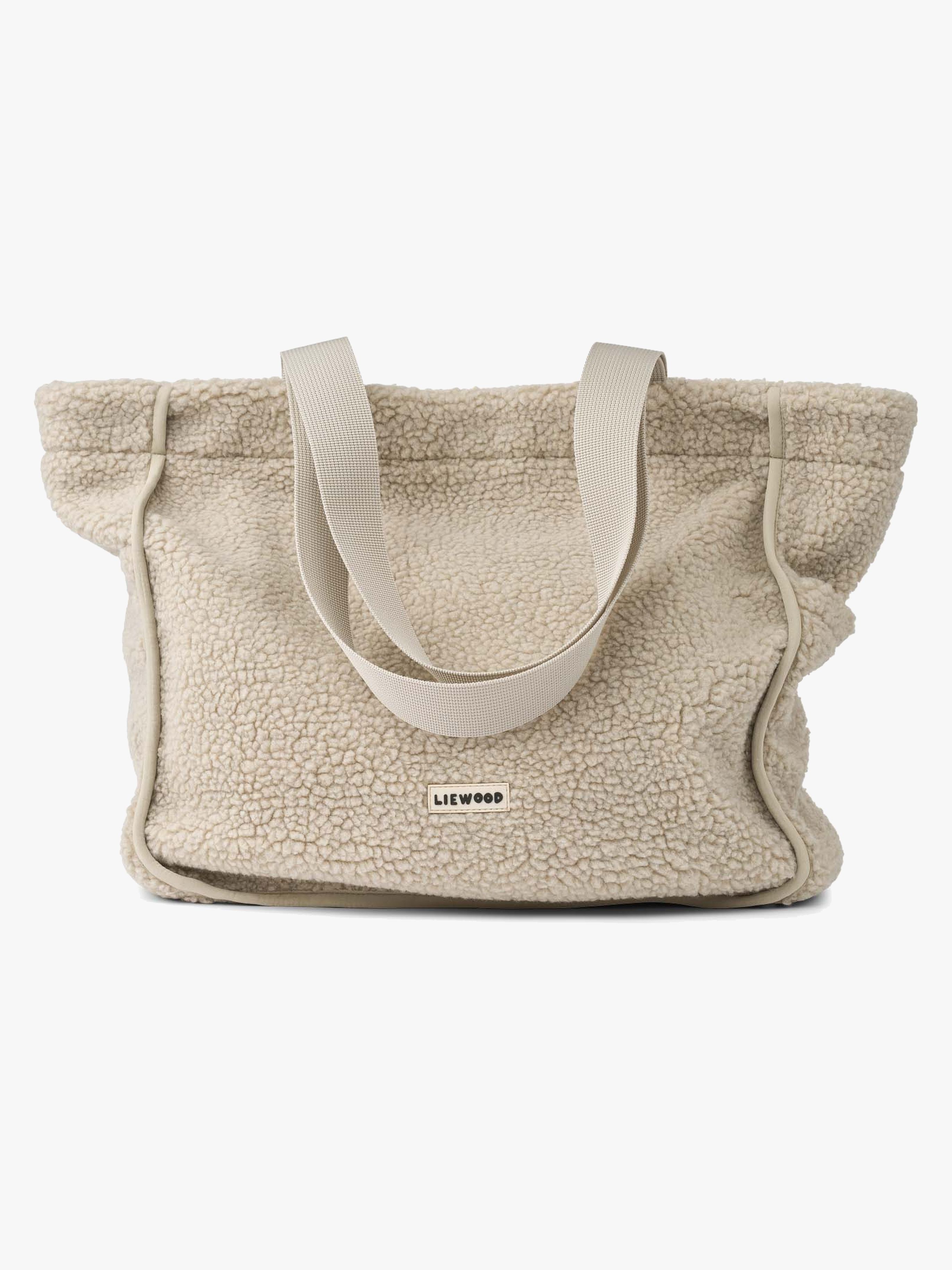Liewood Reed Teddyfleece Totebag, Grau