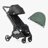 Ergobaby Metro+ Buggy inkl. Extra-Verdeck, Black/Sea Grass