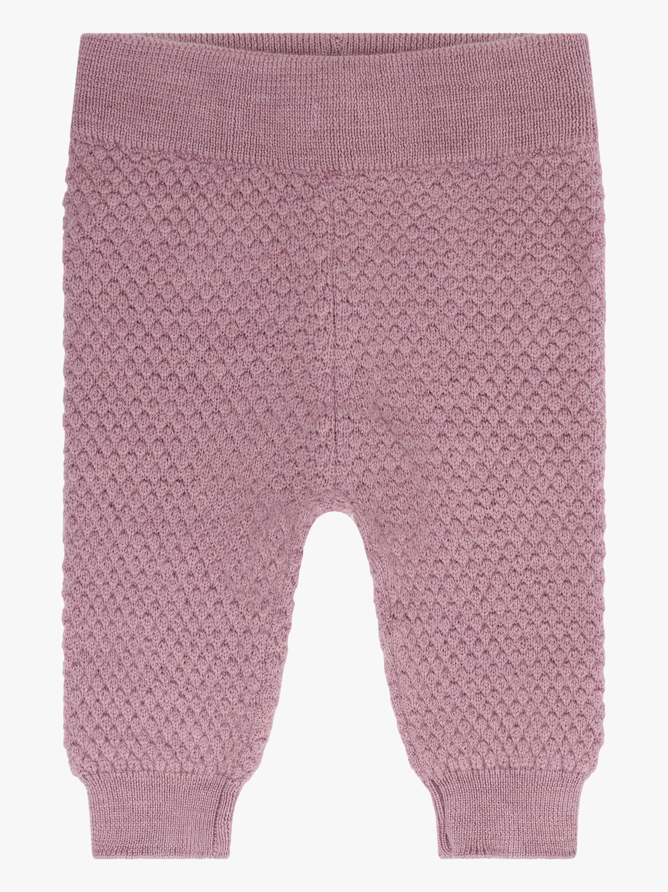 CeLaVi Strick-Leggings Merinowolle, Lilas Melange, 70