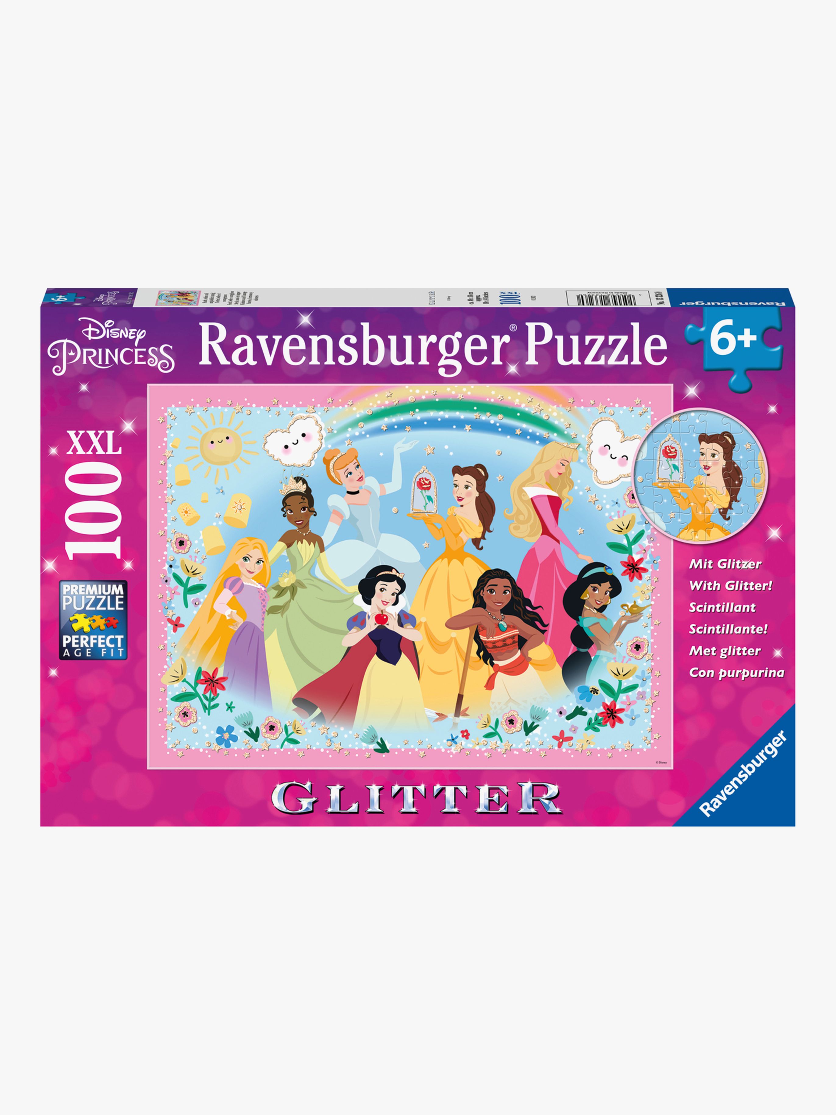 Puzzle Disney Prinzessinnen Stark, Schön und Mutig 100 Teile
