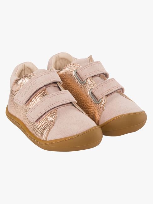 Viking Alv Rena Barefoot 2V Lauflernschuhe, Light Pink/Gold