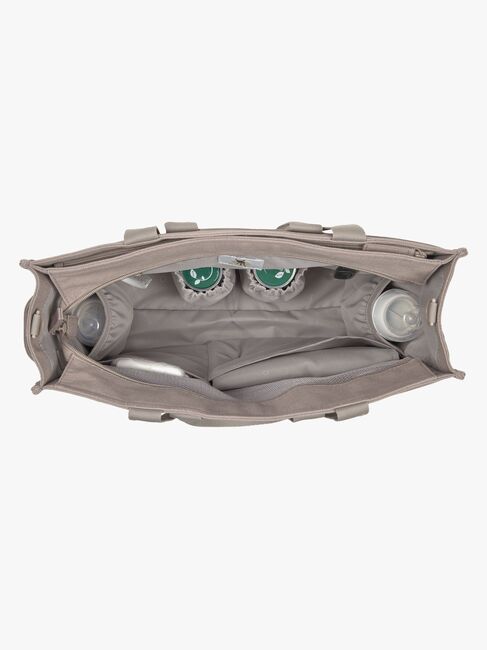 Lässig Tote Wickeltasche, Taupe