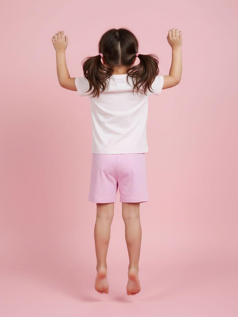 Hello Kitty T-Shirt Und Shorts Set, Hellrosa