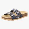Superfit Fussbett Pantoffeln, Stone/Multi