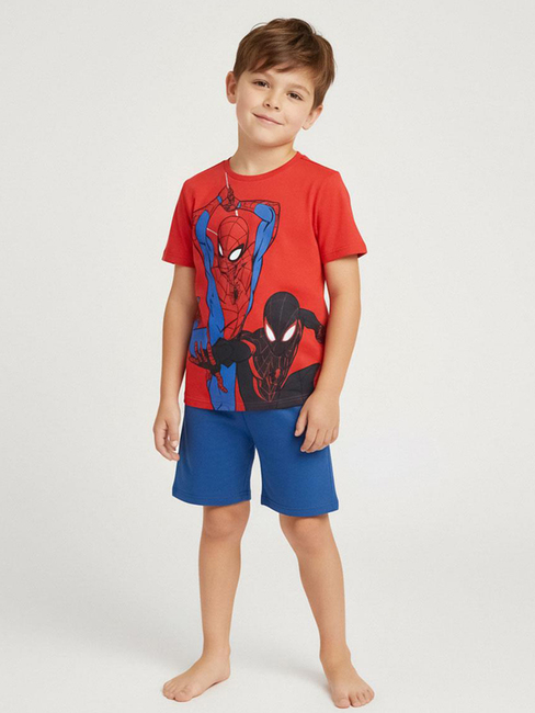 Marvel Spider-Man T-Shirt Und Shorts Set, Rot