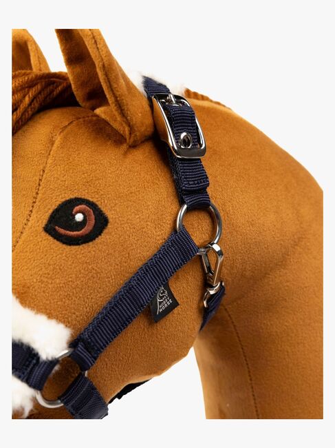 My Hobby Horse Halfter Lammfell, Marineblau