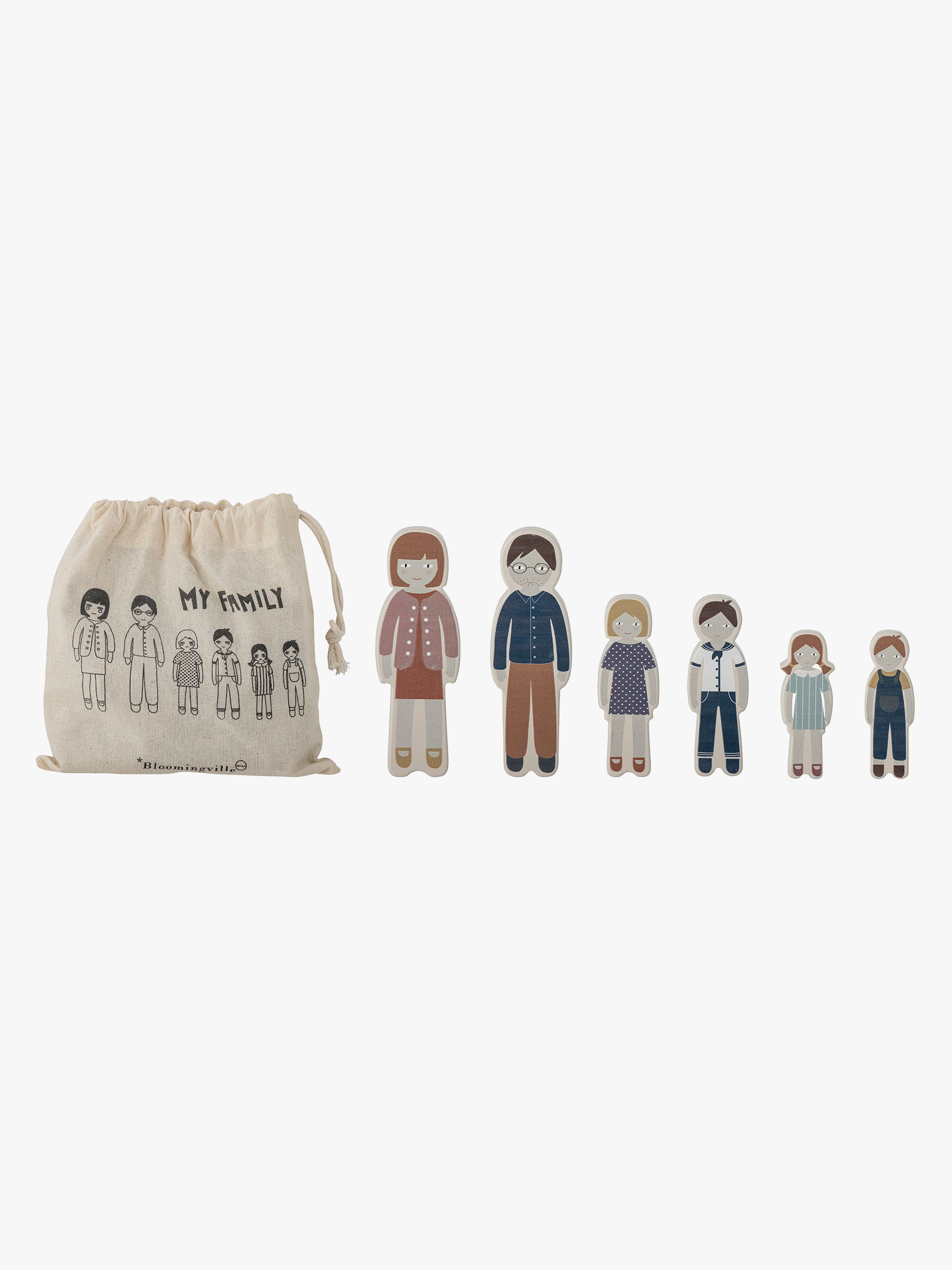 MINI Holzfiguren Familie Wilton 6 Teile