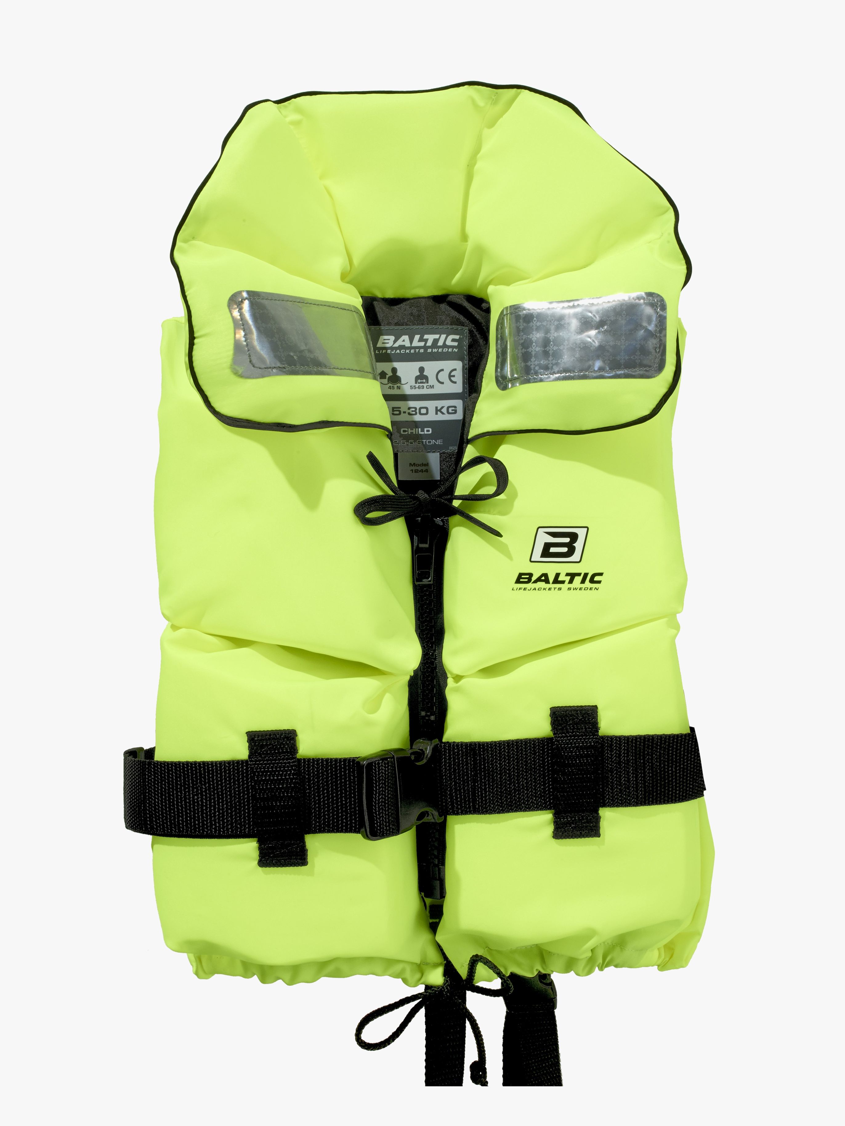 Rettungsweste Split Front UV-Gelb 15-30 kg