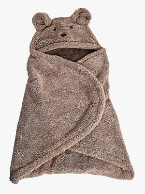 Mini Dreams Bär Puckdecke, Braun