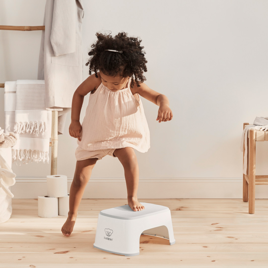 BabyBjörn Tritthocker, White/Grey