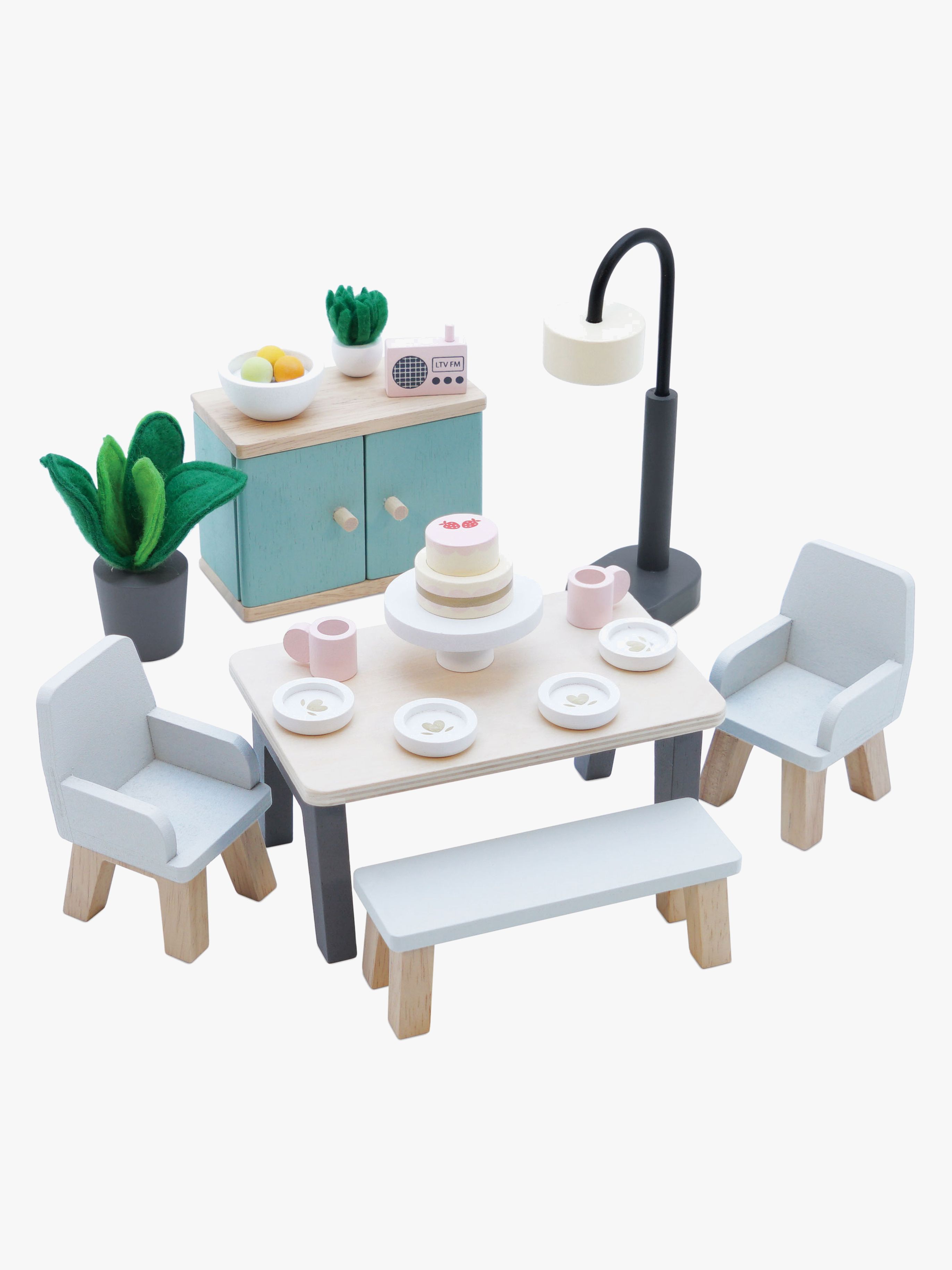 Le Toy Van Esszimmer Puppenhausmöbel 18 Teile