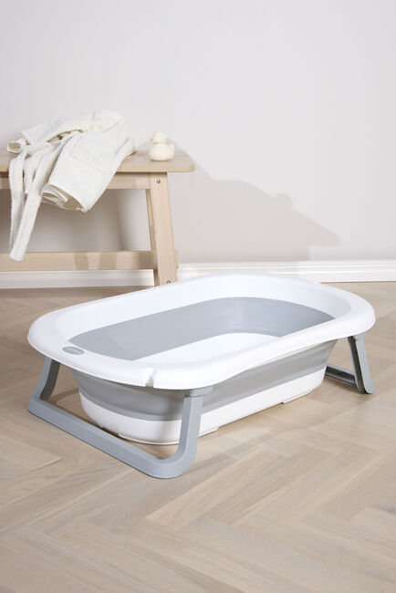 Beemoo CARE Assist Faltbare Badewanne, White/Grey