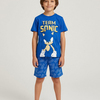 Sonic Pyjama, Blau