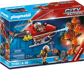 Playmobil City Action Feuerwehr-Hubschrauber 71195