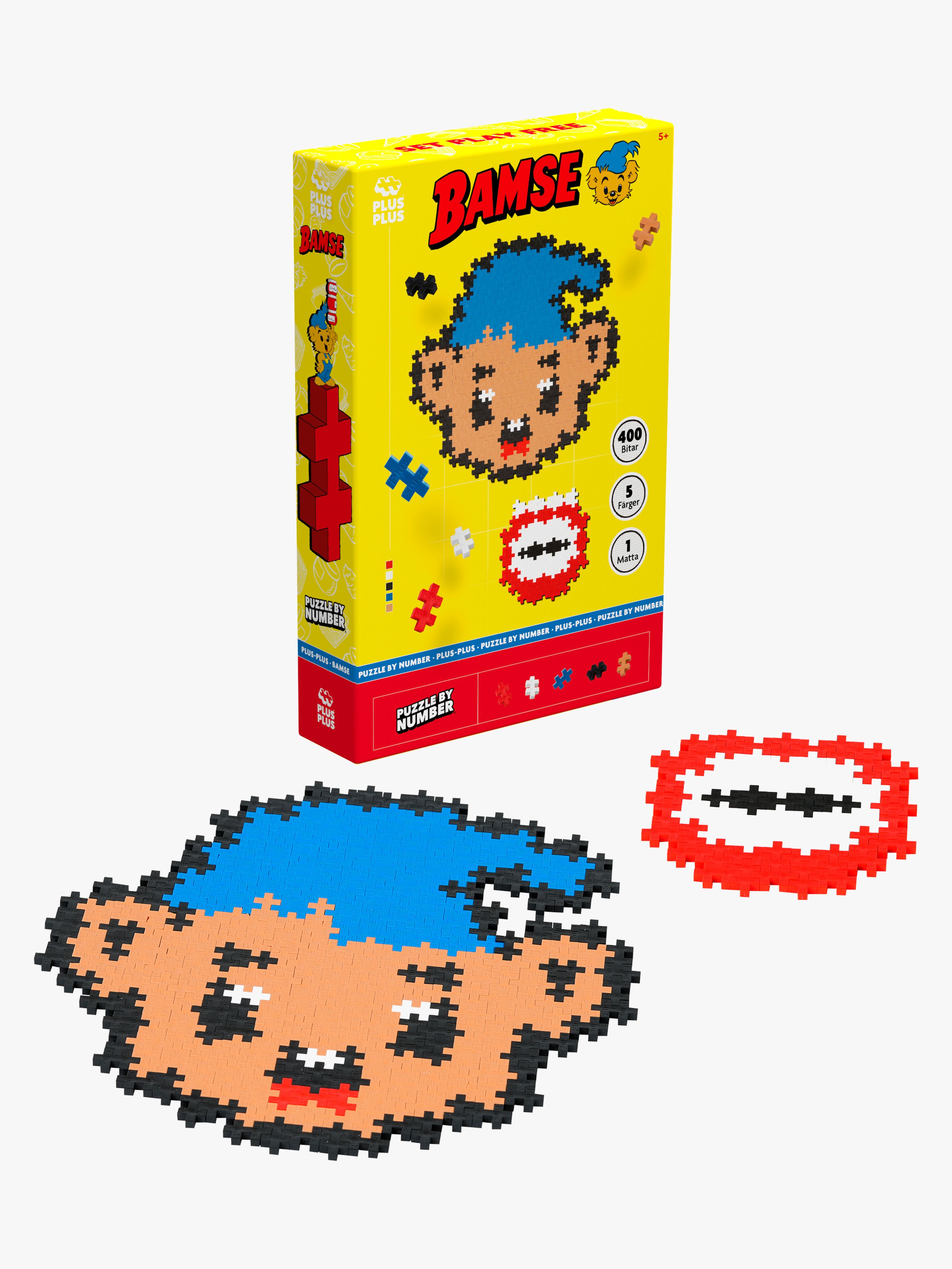 Plus-Plus Bamse &  Dunderhonung Bausatz 400 Teile