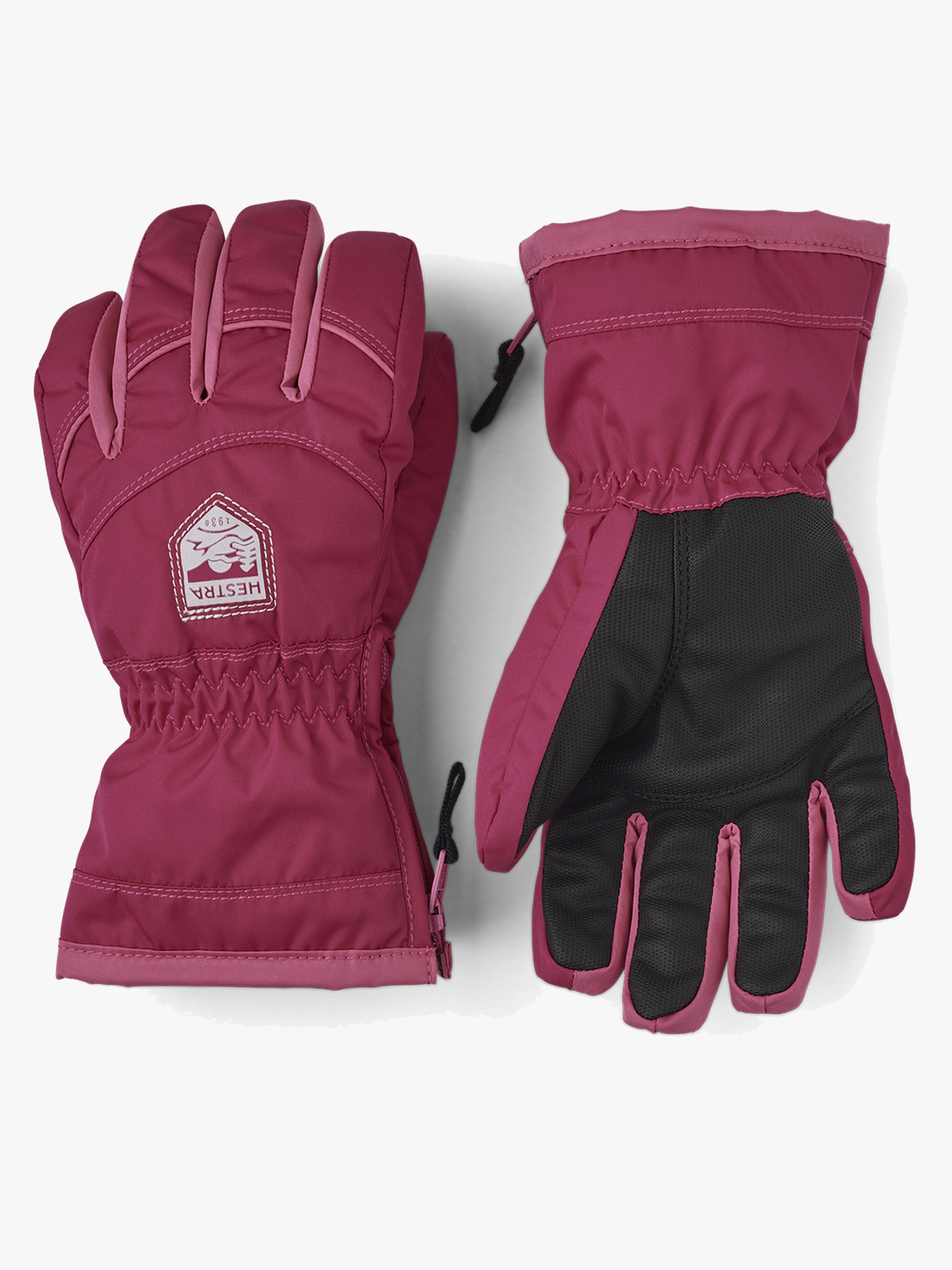 Sarri Zip JR Handschuhe, Orchidee / Fuchsia, 6