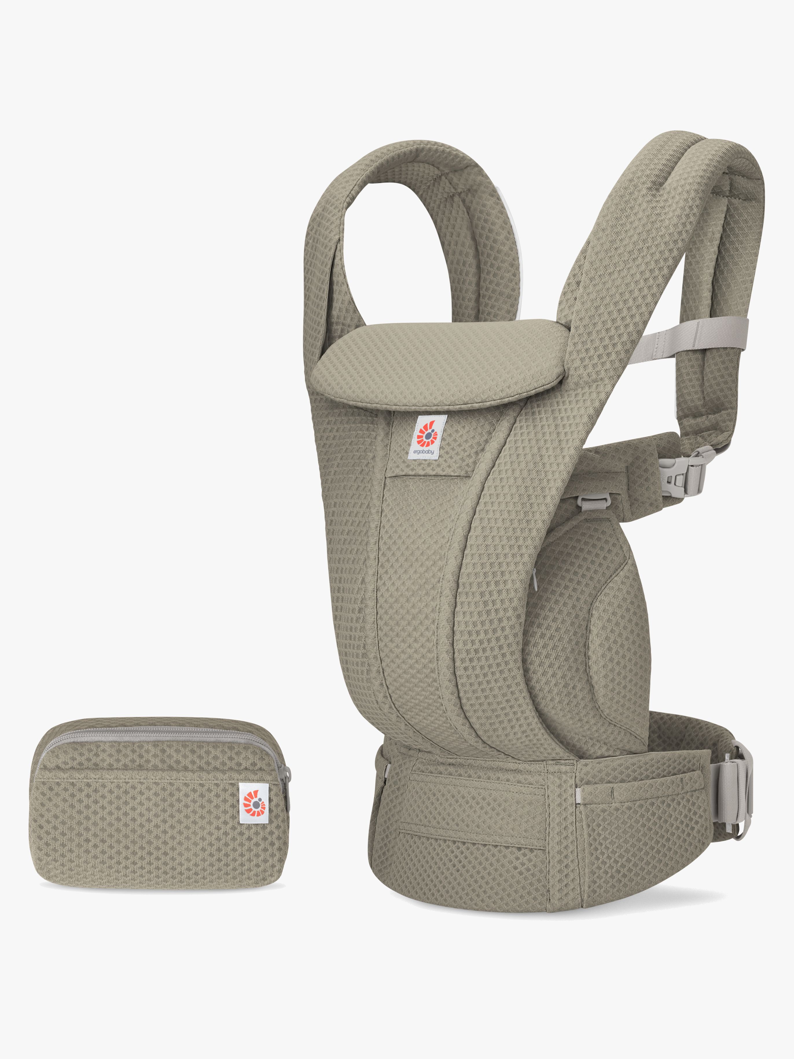 Omni Deluxe Babytrage Mesh, Soft Olive
