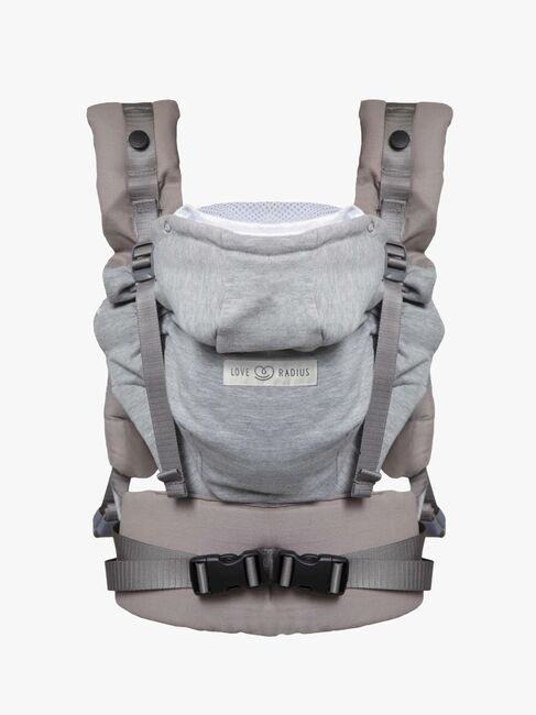 Love Radius HoodieCarrier 2 Babytrage, Athletic Grey